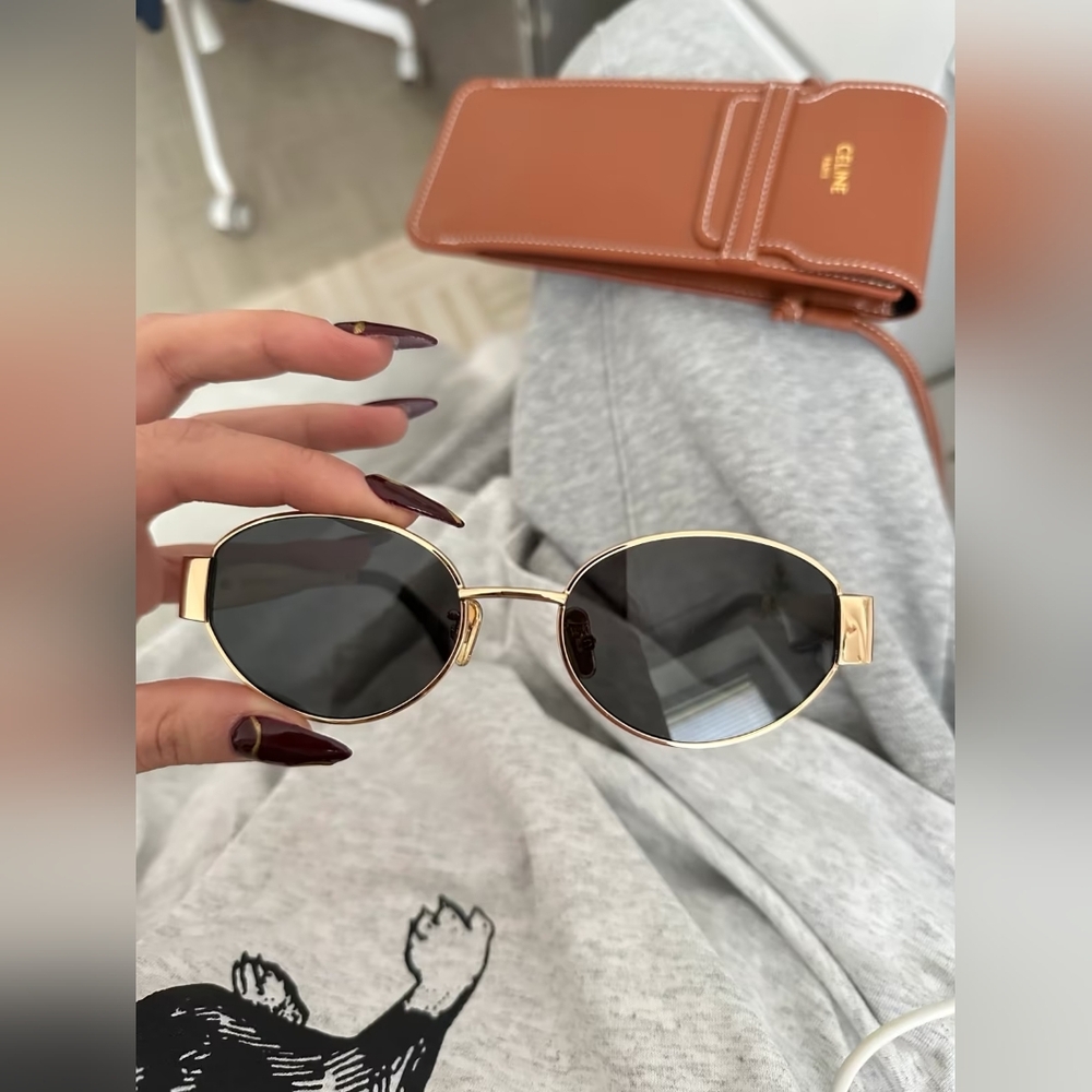 Celine Triomphe Metal Sunglasses